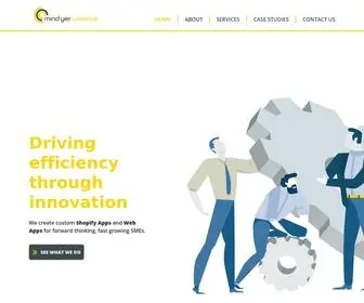Mindyerwebsite.co.uk(Custom shopify and web application development company) Screenshot