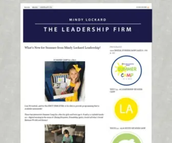 Mindylockard.com(Establishing confidence) Screenshot