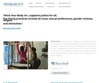 Mindyourbodyfitness.com(Mind Your Body Pilates & GYROTONIC® Studio) Screenshot