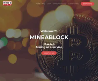 Mineablock.com(Mineablock) Screenshot