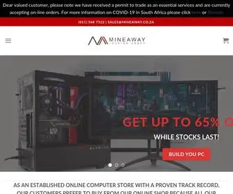 Mineaway.co.za(Online Computer Store) Screenshot