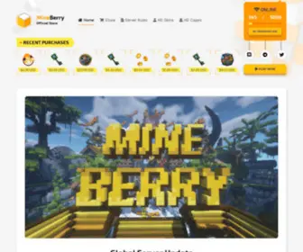 Mineberry.org(Mineberry) Screenshot