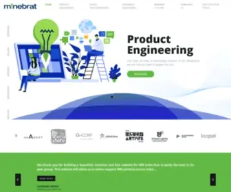 Minebrat.com(Driving Digital & Experience Engineering) Screenshot