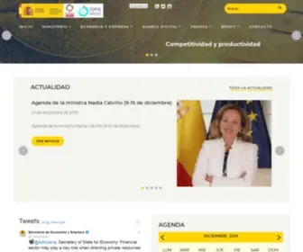 Mineco.es(Ministerio de Asuntos Econ) Screenshot