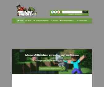 Minecraft-Bauideen.de(Ideen für Häuser) Screenshot