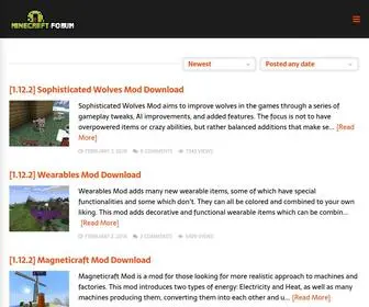 Minecraft-Forum.net(Minecraft Forum) Screenshot