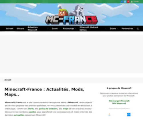 Minecraft-France.fr(Actualité) Screenshot