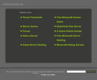 Minecraft-Italia.net(Minecraft Italia) Screenshot