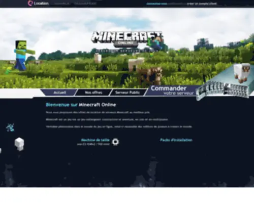 Minecraft-Online.fr(Minecraft Online) Screenshot