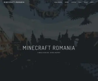Minecraft-Romania.ro(MINECRAFT ROMANIA) Screenshot