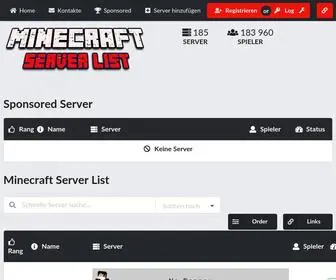 Minecraft-Server-List.de(Minecraft Server List) Screenshot