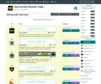 Minecraft-Server.net(Minecraft Server List) Screenshot