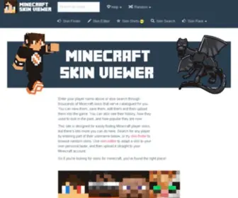 Minecraft-Skin-Viewer.com(Minecraft Skin Viewer) Screenshot