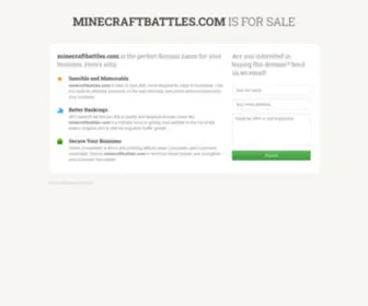 Minecraftbattles.com(minecraftbattles) Screenshot