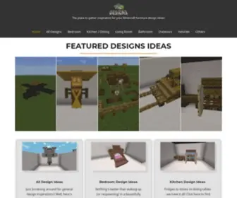 Minecraftdesigns.com(Minecraft Designs) Screenshot