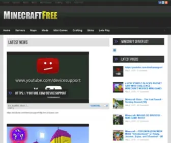 Minecraftfree.com(MineCraft Free) Screenshot