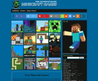 Minecraftgamesfree.co.uk(Minecraft Games Free) Screenshot