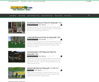 Minecraftio.com(Free download Minecraft Mods) Screenshot