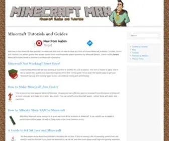 Minecraftman.com(Welcome) Screenshot