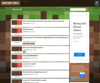 Minecraftnasil.com(Minecraftnasil) Screenshot