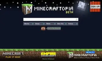 Minecraftopia.com(Minecraftopia) Screenshot