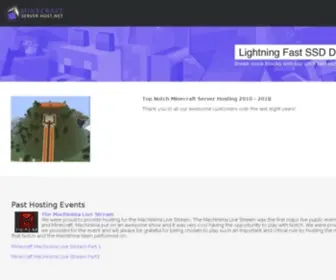 Minecraftserverhost.net(Minecraft Server Hosting) Screenshot