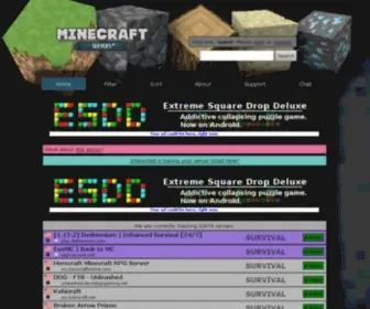 Minecraftservers.net(Minecraft server) Screenshot