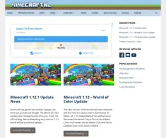 MinecraftXl.com(Minecraft XL Downloads) Screenshot