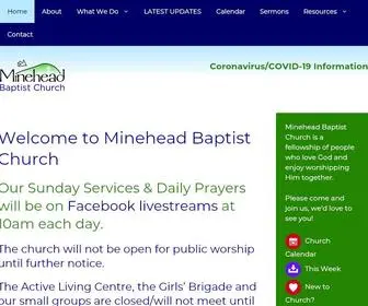 Minehead-Baptist.com(Minehead Baptist Church) Screenshot