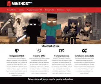 Minehost.com.ar(Administración) Screenshot