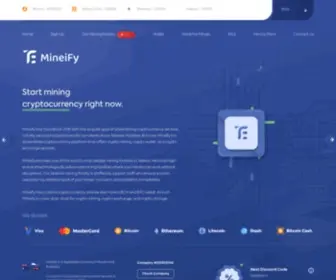 Mineify.com(Mineify) Screenshot