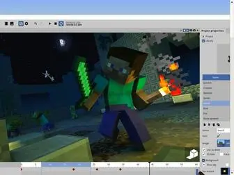 Mineimator.com(Mine-imator) Screenshot
