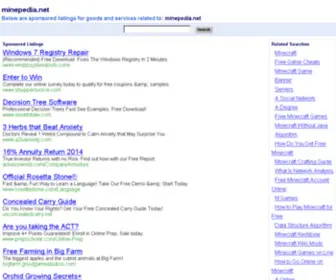 Minepedia.net(Minepedia) Screenshot