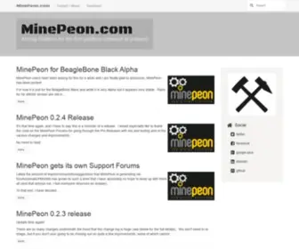 Minepeon.com(Minepeon) Screenshot