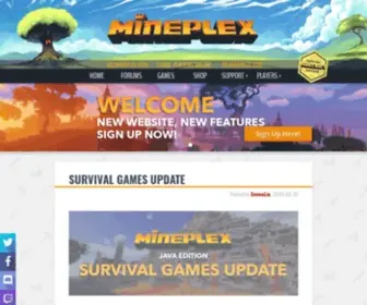 Mineplex.com(Mineplex Studio LLC Mineplex Studios) Screenshot