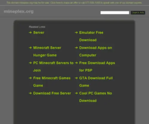 Mineplex.org(Find Cash Advance) Screenshot
