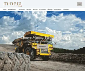 Minera.com.au(Minera Mining Technologies) Screenshot