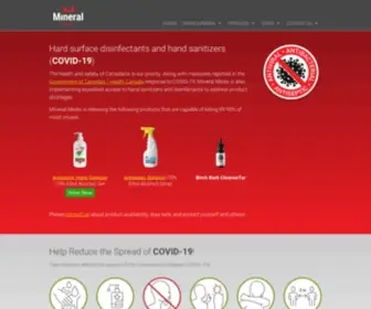 Mineral-Medix.com(Best Natural Health Products) Screenshot