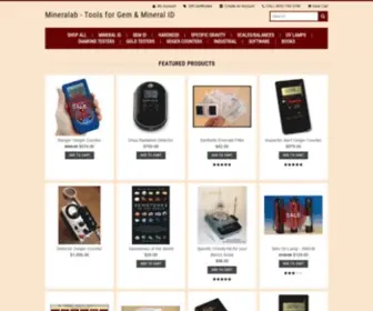 Mineralab.com(Tools for Gem and Mineral ID) Screenshot
