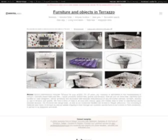 Mineraldesign.com(Furnishing, Sinks and objects in Terrazzo) Screenshot