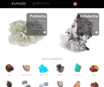 Mineralesdelmundo.com(MINERALES DEL MUNDO. Información sobre minerales y mineralogía) Screenshot