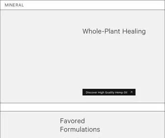 Mineralhemp.co(MINERAL HEALTH) Screenshot