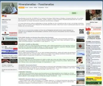 Mineralienatlas.de(Paläontologie) Screenshot