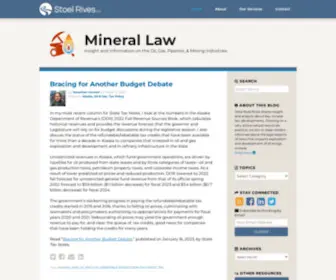 Minerallawblog.com(Minerallawblog) Screenshot