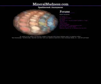 Mineralmadness.com(Mineral Madness) Screenshot