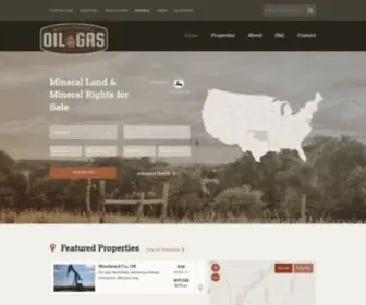 Mineralproperties.com(Mineral Rights & Land For Sale) Screenshot