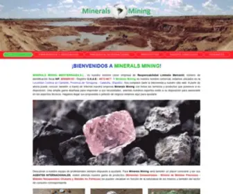 Mineralsmining.com(Minerals Mining) Screenshot