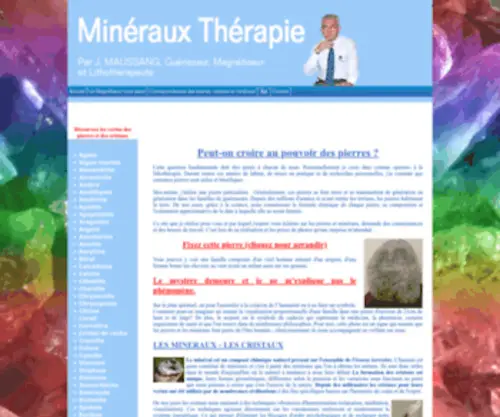 Minerauxtherapie.com(Minérauxthérapie) Screenshot