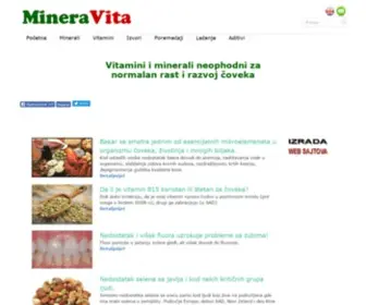 Mineravita.com Screenshot