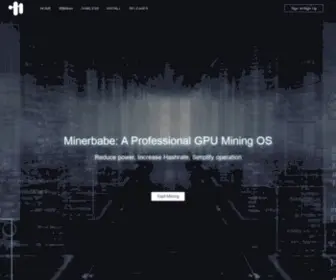 Minerbabe.com(MinerBabe) Screenshot